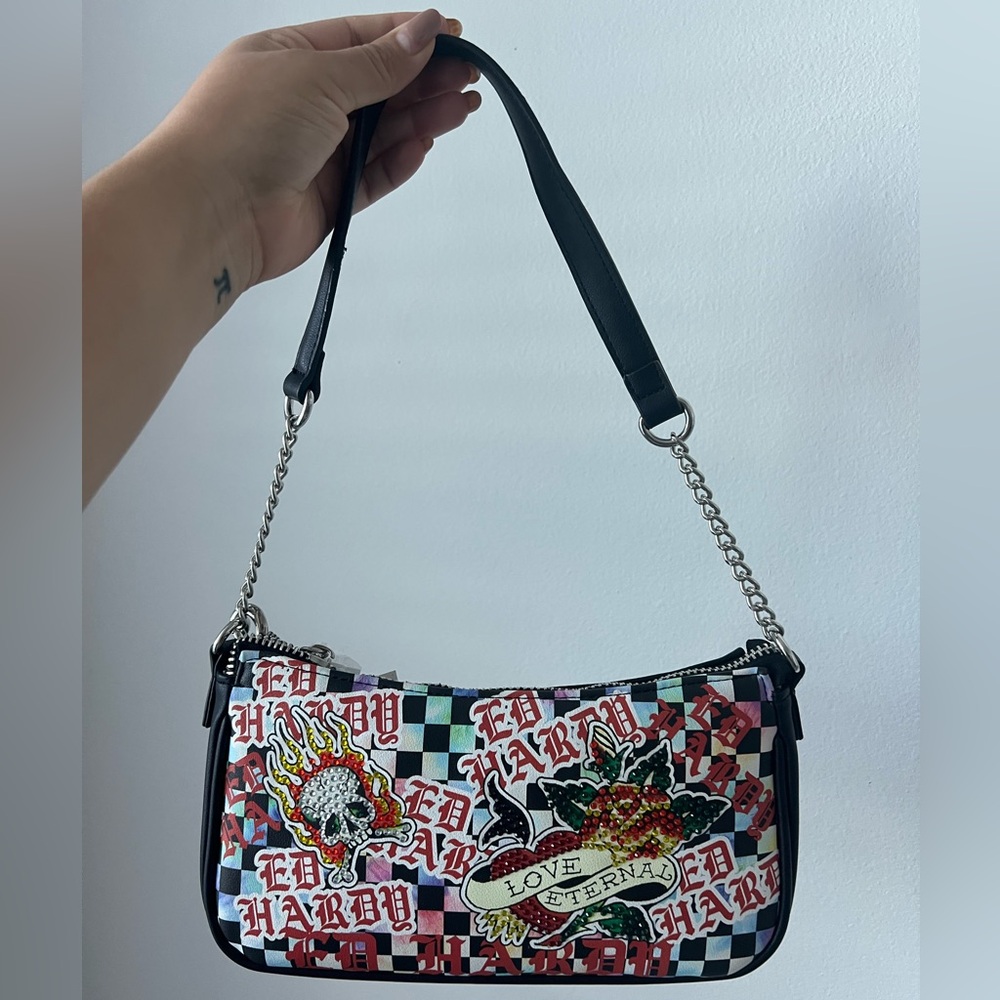 Ed Hardy Love Eternal Shoulder Bag